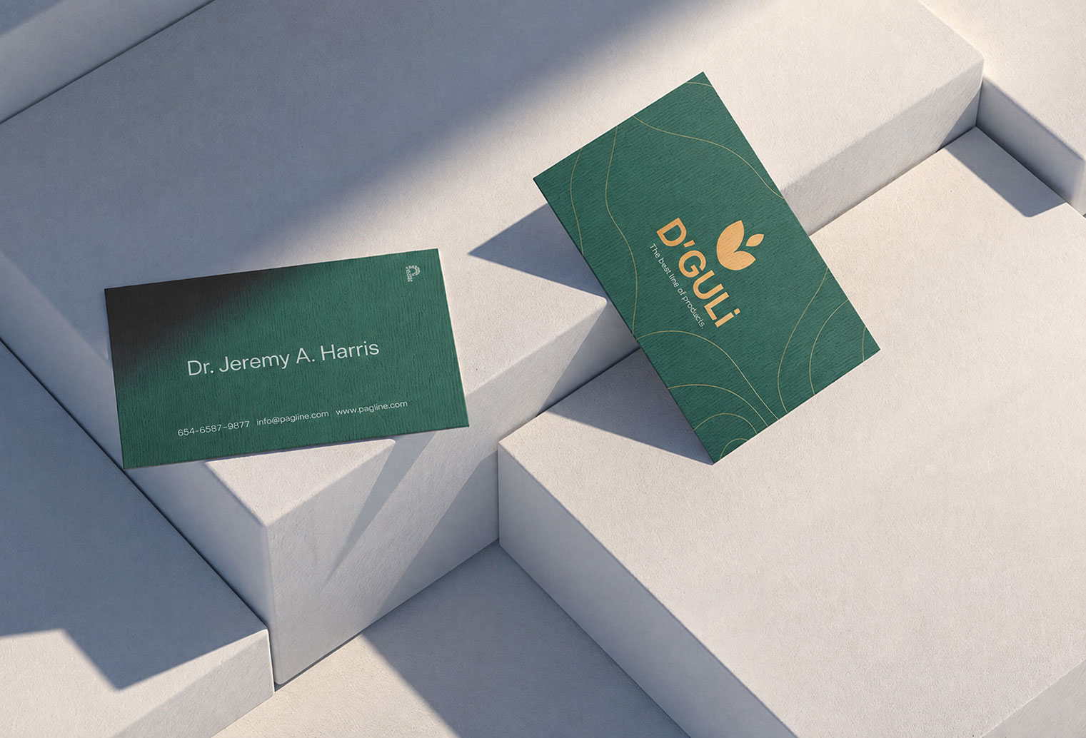 A brand identity detail